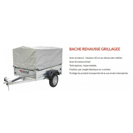 BACHE REHAUSSE GRILLAGEE 60 CM DAXARA 238 / 239