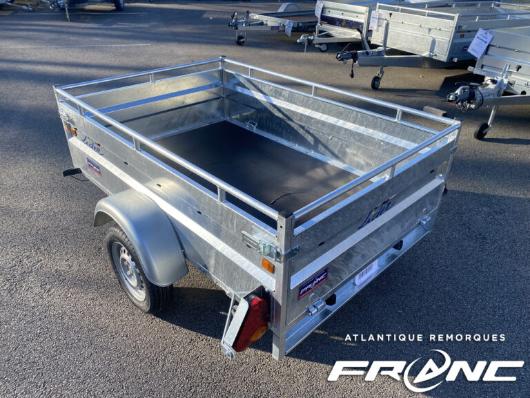 Bâche Haute Remorque Lider Robust 42350 Réhaussé 35 Cm - 210 X 141 X 45 Cm Pvc 640g M Tanche Gris Fabrication Fran Aise